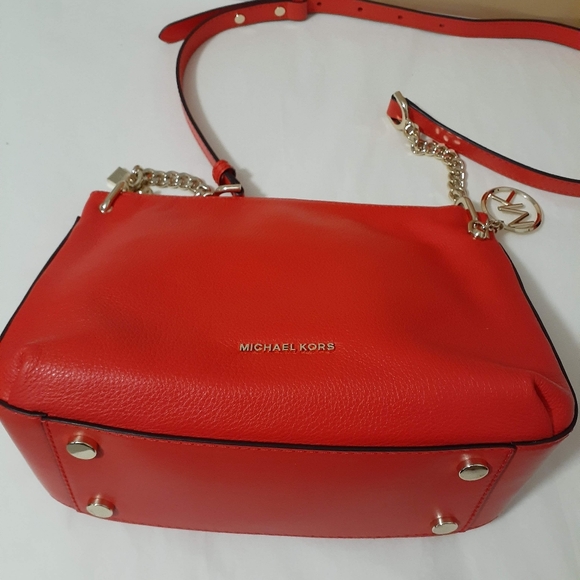 MICHAEL KORS Leather Crossbody NEW - Picture 7 of 10